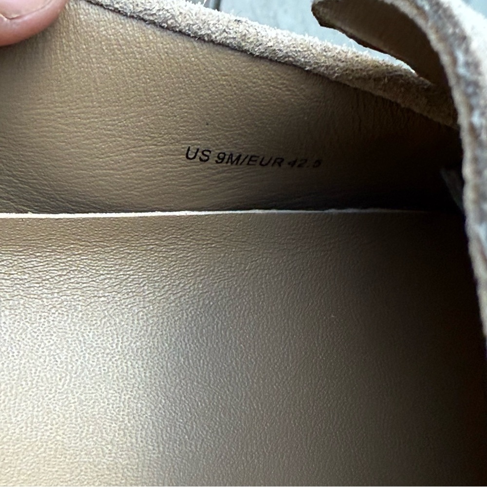 Vince Tan Suede Loafers Slip-On Style - Picture 9 of 9